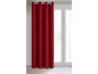 Zdjęcie: Zasłona gotowa Logan 135x250 cm czerwony EUROFIRANY