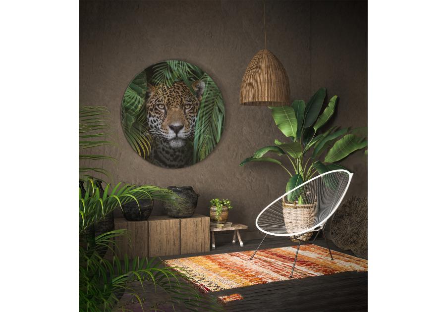 Zdjęcie: Obraz Glas Ringart. 70 cm Gr018 Jungle STYLER