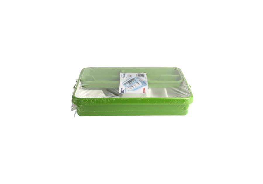 Zdjęcie: Wkład do szuflady 41,8x31,7x7,7 cm biało-zielony ALTOMDESIGN