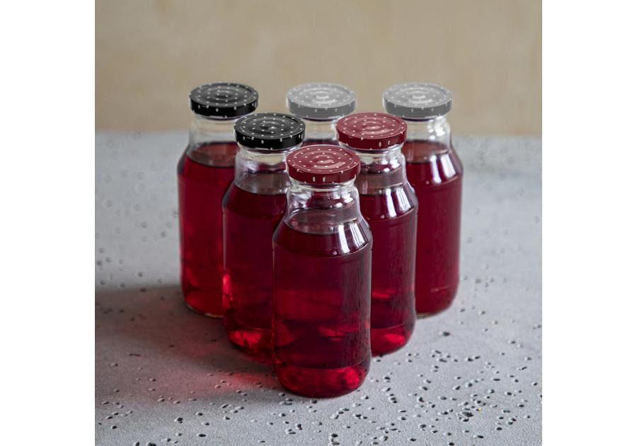 Zdjęcie: Zakrętka fi 43 kropki mix - 10 szt. 136113 BROWIN