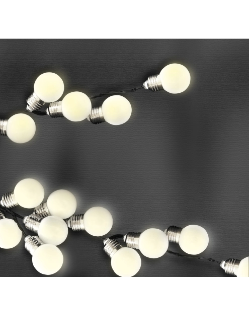 Zdjęcie: Lampki solarne sznurkowe białe 10 szt. POLUX