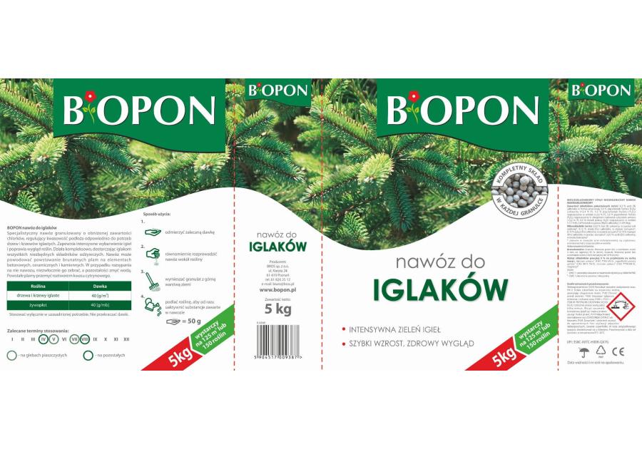 Zdjęcie: Nawóz do iglaków 5 kg BOPON