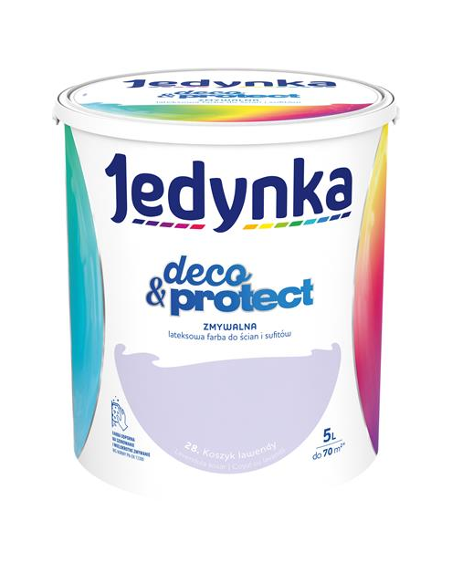 Zdjęcie: Farba lateksowa Deco&Protect Koszyk lawendy 5 L JEDYNKA