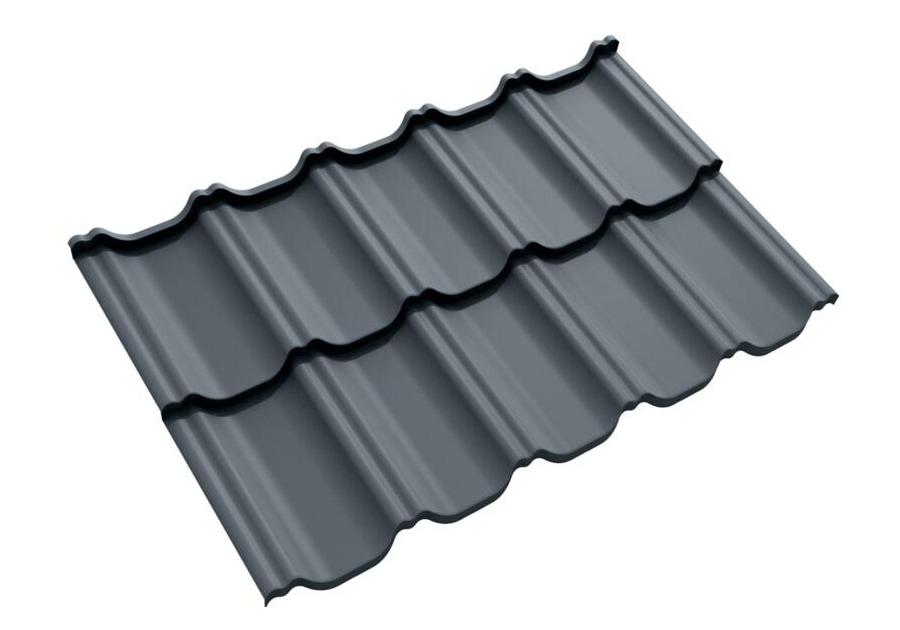 Zdjęcie: Blachodachówka Loara panelowa 350/30 purmat 7016 BLACHY PRUSZYŃSKI