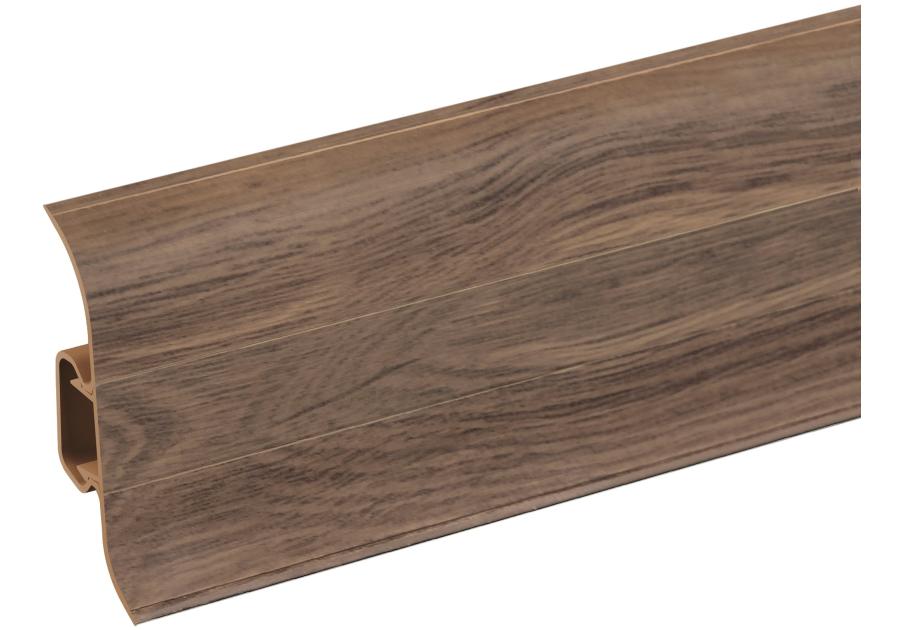Zdjęcie: Listwa przypodłogowa PVC Premium Classic 22x59 mm; 2,20 m Dąb Zamkowy Mat CEZAR