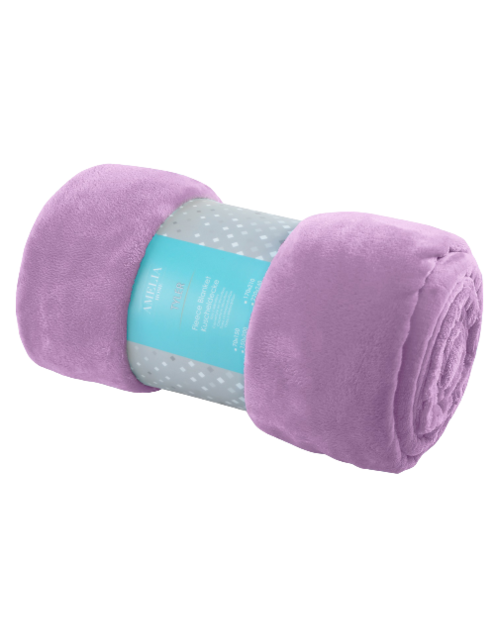 Zdjęcie: Koc Tyler lila 150x200 cm AMELIA HOME