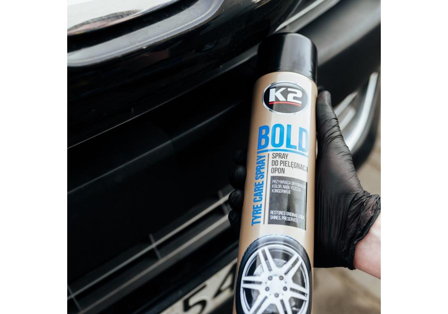 Zdjęcie: Spray do nabłyszczania i pielęgnacji opon Bold 600 ml K2