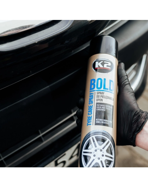 Zdjęcie: Spray do nabłyszczania i pielęgnacji opon Bold 600 ml K2