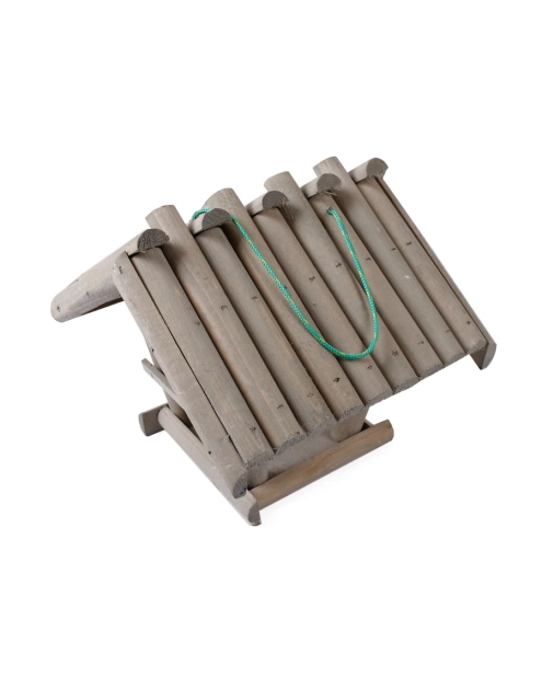 Zdjęcie: Karmnik dla ptaków szary drewniany 33x28x27 cm TIN TOURS