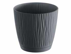 Doniczka Sandy P antracytowy 168x157 mm PROSPERPLAST