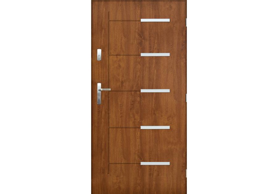 Zdjęcie: Drzwi zewnętrzne orlando złoty dąb 90p komplet PANTOR