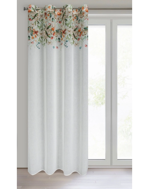 Zdjęcie: Zasłona gotowa Lora 140x250 cm biały EUROFIRANY