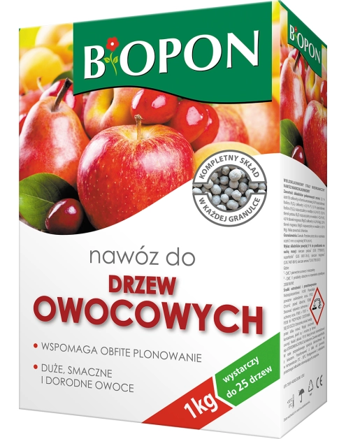 Zdjęcie: Nawóz do drzew owocowych 1 kg granulat BOPON