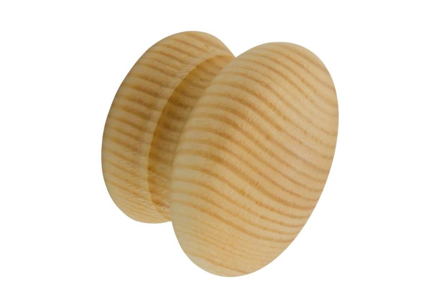 Zdjęcie: Gałka meblowa GD40 z mufą fi 40 drewno sosna GAMET