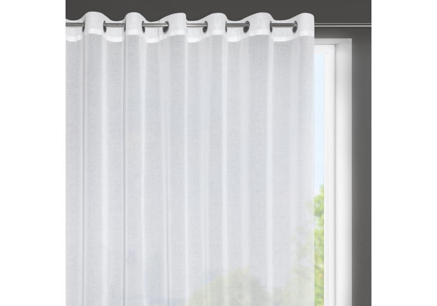 Zdjęcie: Firana gotowa Merida 300 x 150 cm biały EUROFIRANY