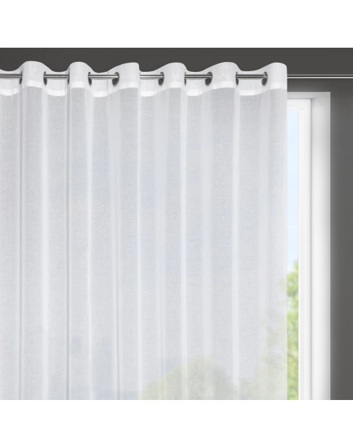 Zdjęcie: Firana gotowa Merida 300 x 150 cm biały EUROFIRANY
