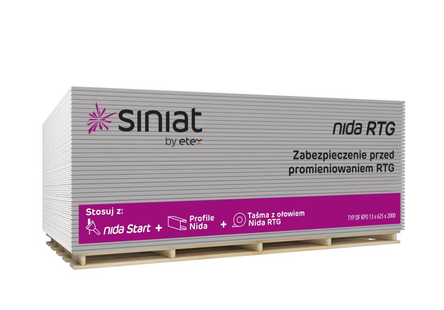 Zdjęcie: Płyta g-k 14,50x625x2000 mm Nida RTG SINIAT