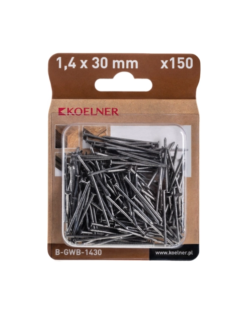 Zdjęcie: Gwoździe budowlane 14x30 mm 150 szt.KOELNER