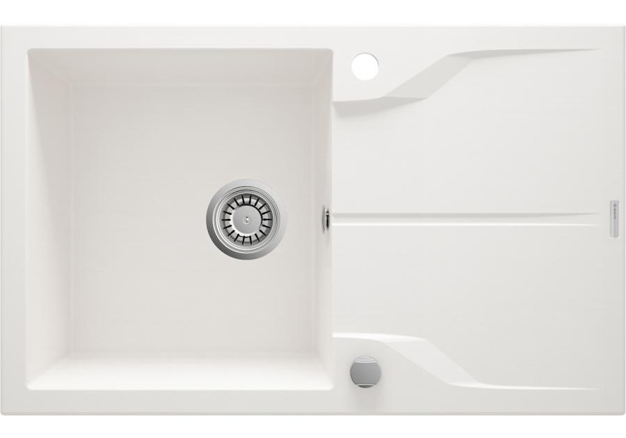 Zdjęcie: Zlewozmywak Andante alabaster granit 1K Z/O 780x490x194, space saver DEANTE