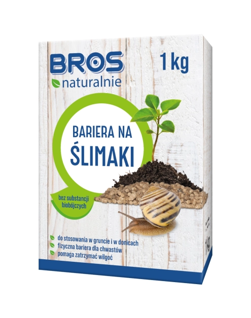 Zdjęcie: Preparat Bariera na ślimaki 1 kg BROS NATURALNIE