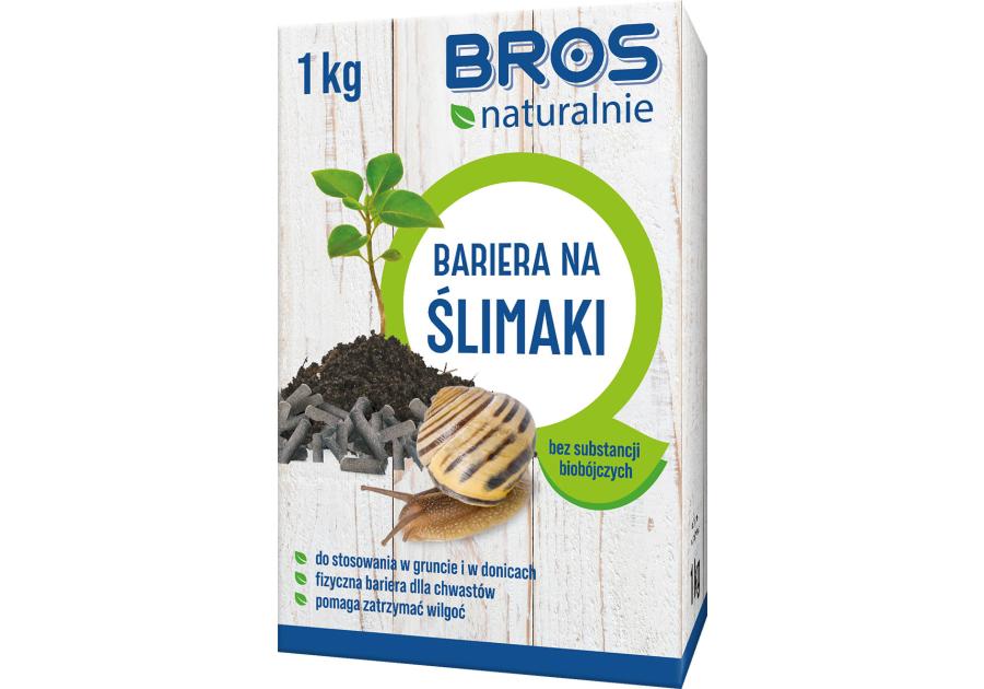 Zdjęcie: Preparat Bariera na ślimaki 1 kg BROS NATURALNIE