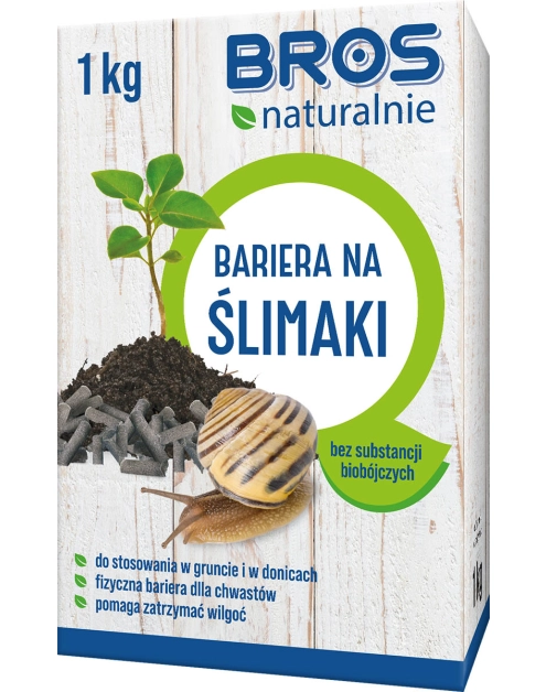 Zdjęcie: Preparat Bariera na ślimaki 1 kg BROS NATURALNIE