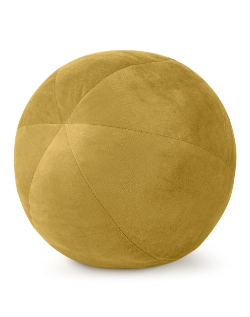 Zdjęcie: Poduszka dekoracyjna w formie kuli Gaja 24 cm musztardowa EUROFIRANY