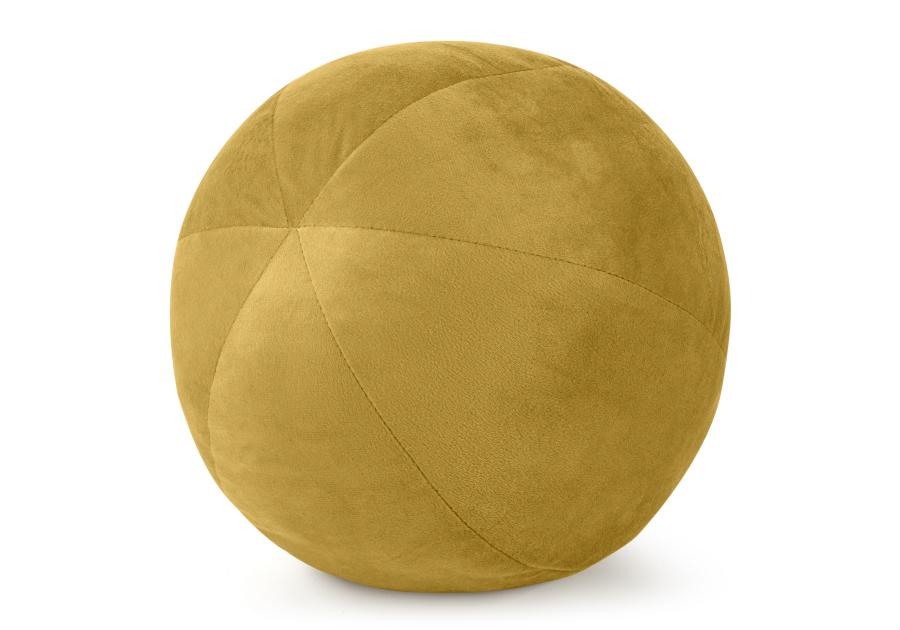 Zdjęcie: Poduszka dekoracyjna w formie kuli Gaja 24 cm musztardowa EUROFIRANY