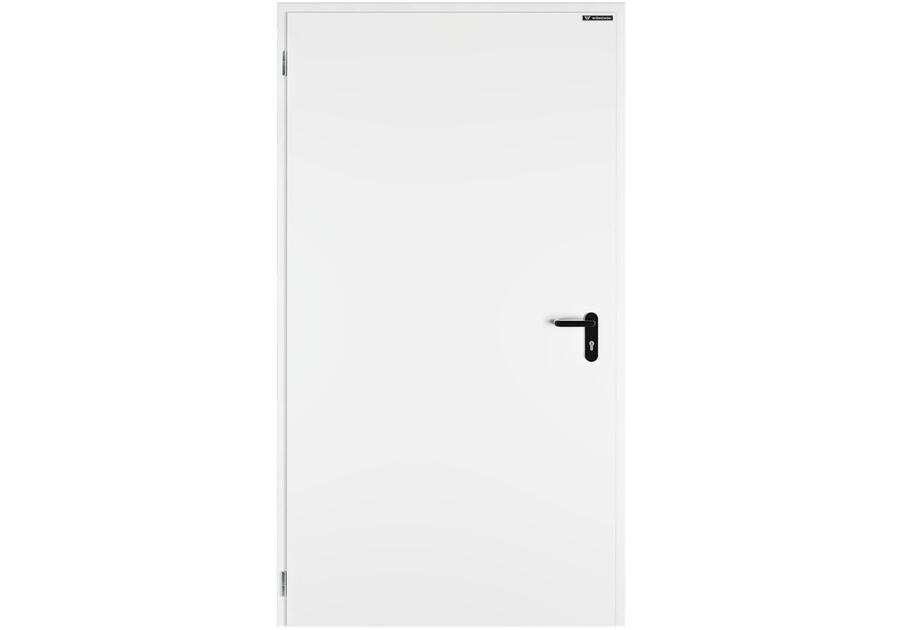 Zdjęcie: Drzwi Zewnętrzne Technical 40 kolor RAL 9016, 1060x2045 grubość 40 mm lewe na zewnątrz WIŚNIOWSKI