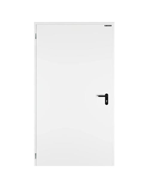 Zdjęcie: Drzwi Zewnętrzne Technical 40 kolor RAL 9016, 1060x2045 grubość 40 mm lewe na zewnątrz WIŚNIOWSKI