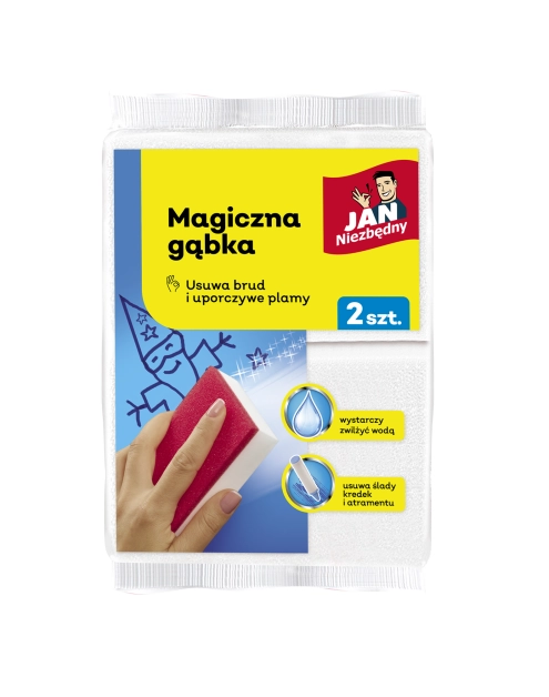 Zdjęcie: Magiczna gąbka 2 szt. Promo JAN NIEZBĘDNY