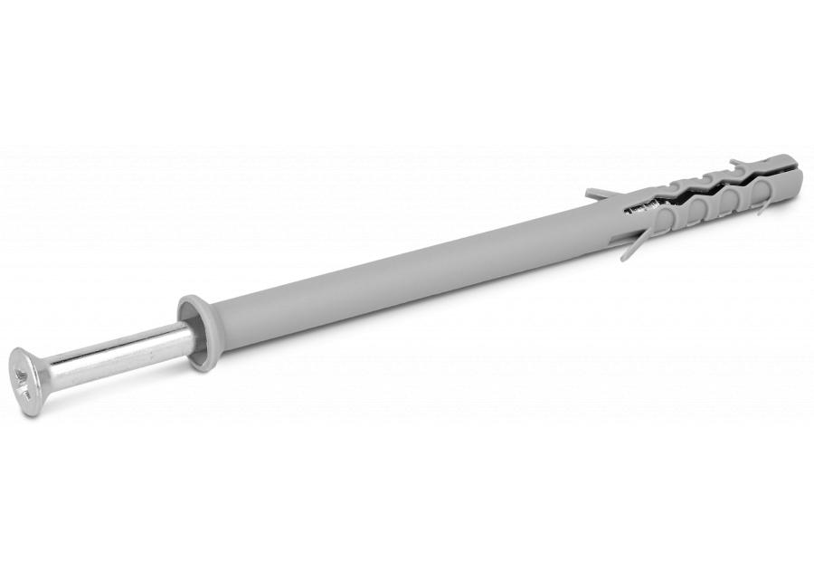Zdjęcie: Kołek ramowy KKS z krótką strefą rozporu 10x100 mm z wkrętem z łbem stożkowym PZ 6 szt. RAWLPLUG
