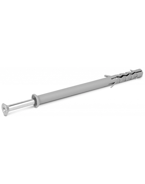 Zdjęcie: Kołek ramowy KKS z krótką strefą rozporu 10x100 mm z wkrętem z łbem stożkowym PZ 6 szt. RAWLPLUG