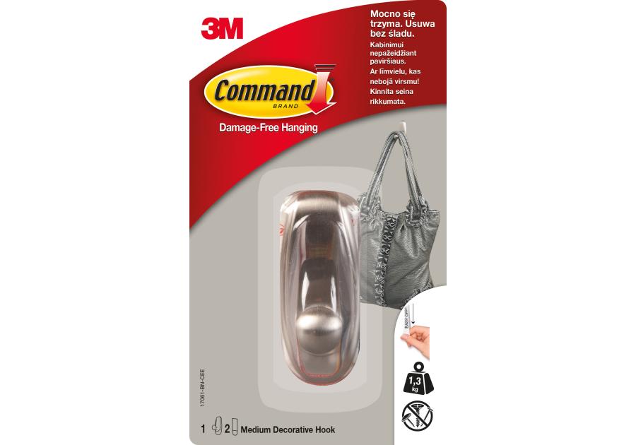 Zdjęcie: Hak metalowy średni COMMAND