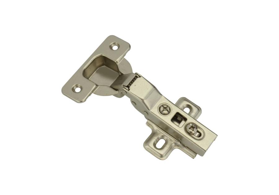 Zdjęcie: Zawias meblowy puszkowy hydrauliczny 35 wygięty 8 mm, drzwi wpuszczane METRO