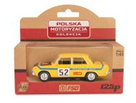 Zdjęcie: Model metalowyPrl Fiat 125P Rally Fh02A żółty DAFFI