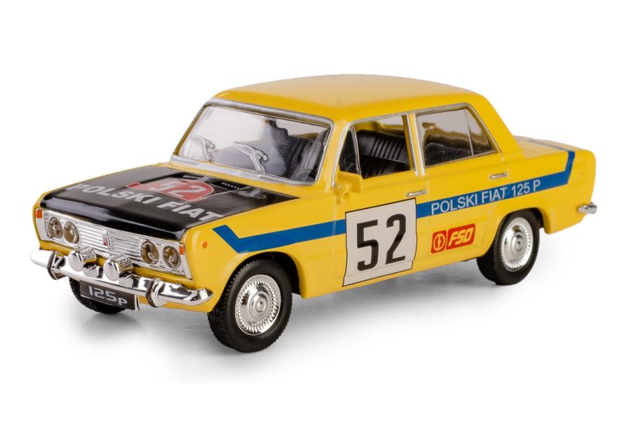 Zdjęcie: Model metalowyPrl Fiat 125P Rally Fh02A żółty DAFFI