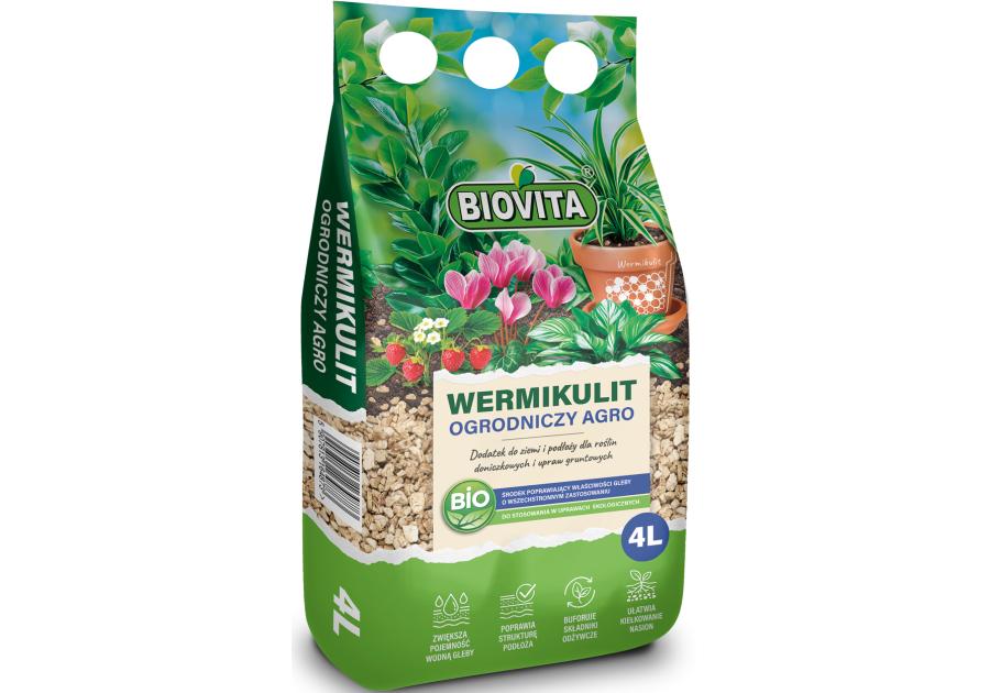 Zdjęcie: Wermikulit ogrodniczy Agro 4 L BIOVITA