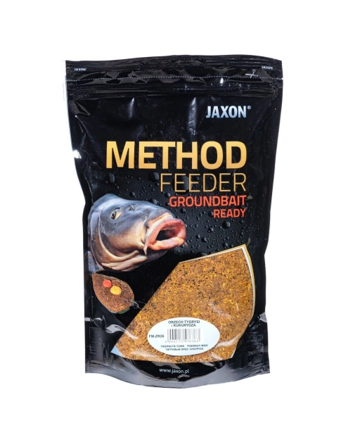 Zdjęcie: Zanęta method feeder ready 750 g orzech tygrysi, kukurydza JAXON