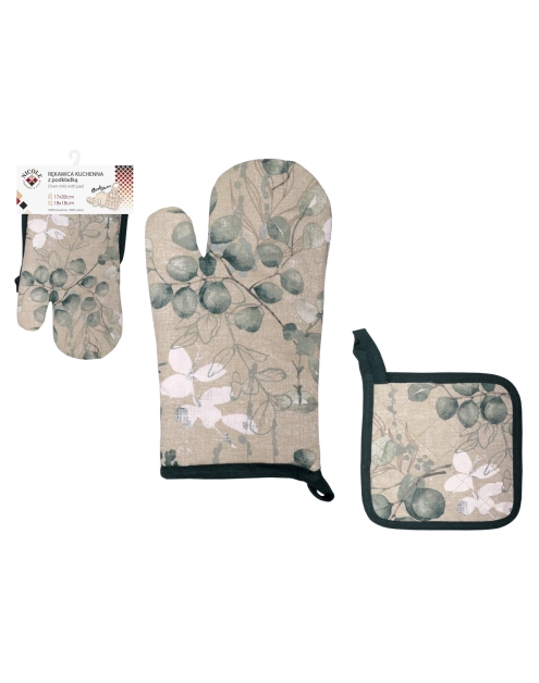 Zdjęcie: Rękawica kuchenna z podkładką Nicole Collection 62304 RAVI