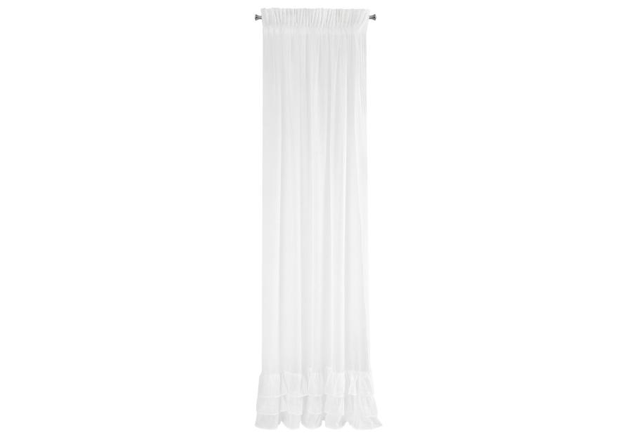 Zdjęcie: Firana gotowa Raja na taśmie 140x270 cm biały EUROFIRANY