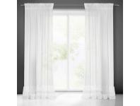 Zdjęcie: Firana gotowa Raja na taśmie 140x270 cm biały EUROFIRANY