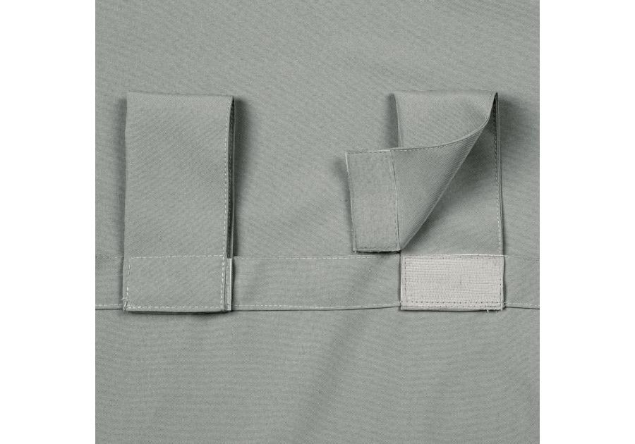 Zdjęcie: Wodoodporna srebrna zasłona tarasowa Garden 155x220 cm EUROFIRANY