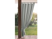 Zdjęcie: Wodoodporna srebrna zasłona tarasowa Garden 155x220 cm EUROFIRANY