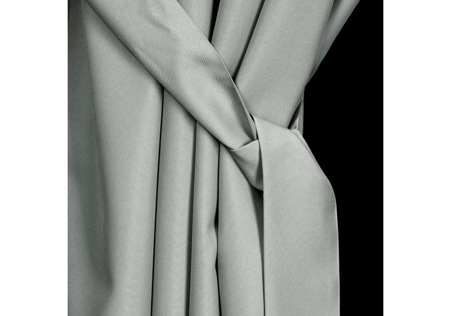 Zdjęcie: Wodoodporna srebrna zasłona tarasowa Garden 155x220 cm EUROFIRANY