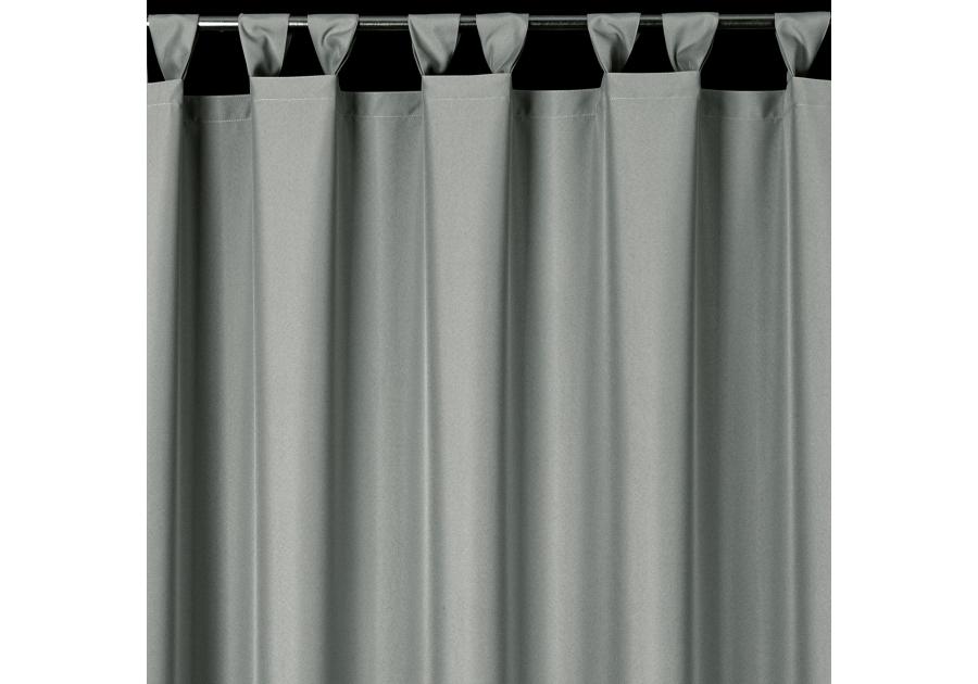 Zdjęcie: Wodoodporna srebrna zasłona tarasowa Garden 155x220 cm EUROFIRANY