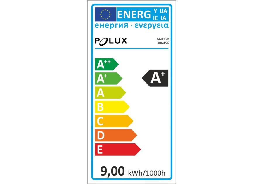 Zdjęcie: Żarówka LED A60 E27 10 W 810 lm 6400K POLUX