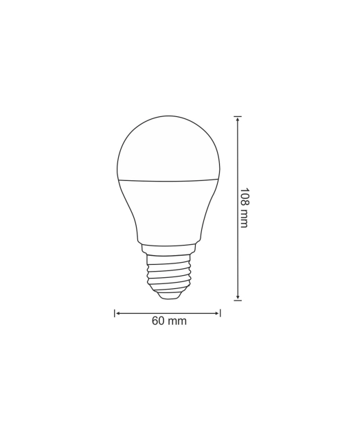 Zdjęcie: Żarówka LED A60 E27 10 W 810 lm 6400K POLUX