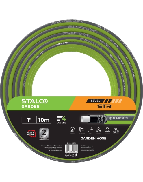 Zdjęcie: Wąż ogrodowy STR 1/2" 15 m STALCO GARDEN