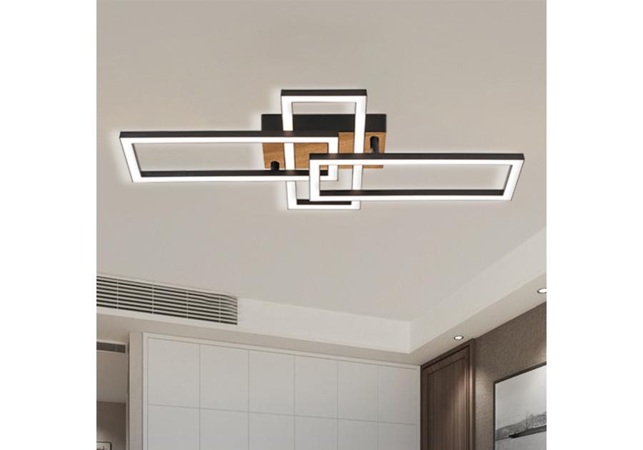 Zdjęcie: Plafon Alma 3P Wood LED